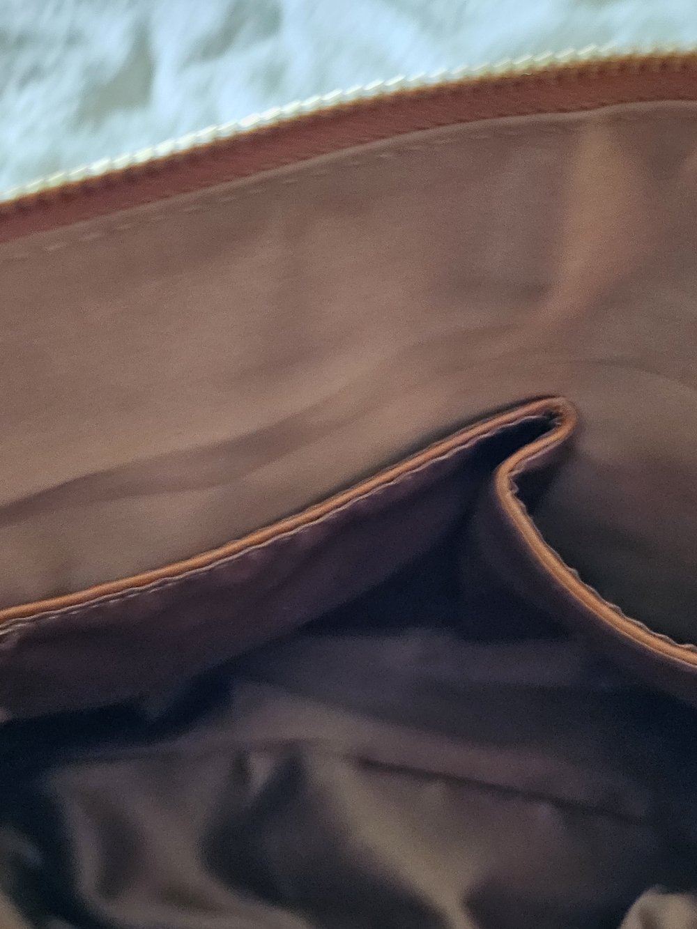 Classic Katee Leather Satchel Handbag - Elegant Everyday Tote - Picture 8 of 10